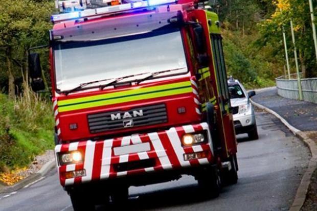 Firefighters were called to a blaze in Yarm