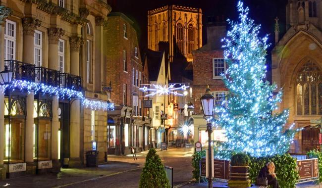 York at Christmas (file picture)