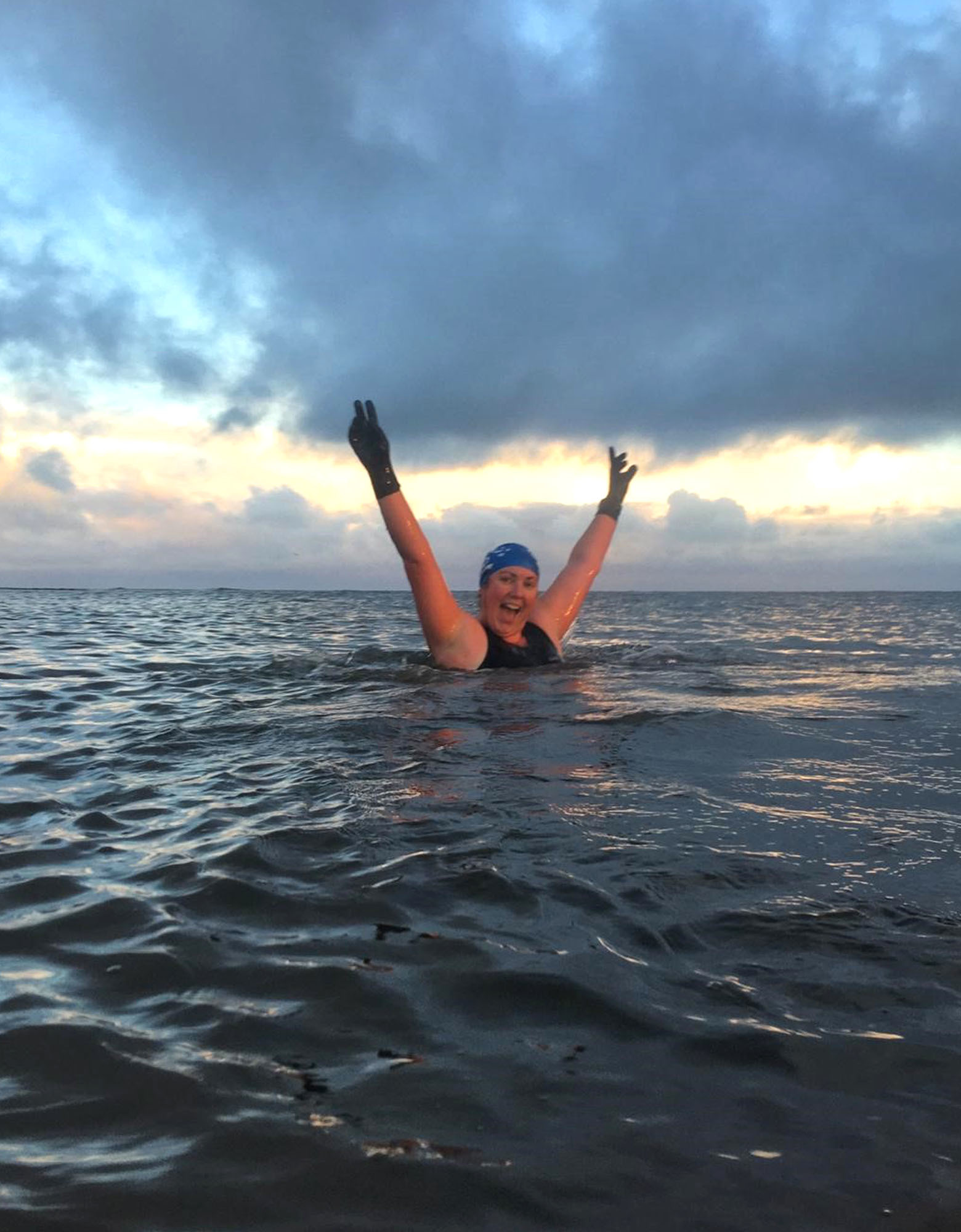 Clare Jones, who suffered a head injury in a freak accident on a swing, will be doing a Dip a Day for a month in the North Sea to raise funds for the Samaritans.