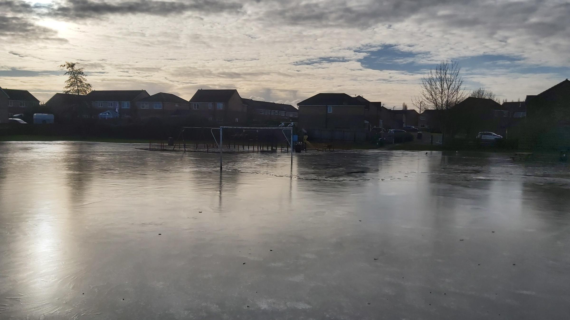 Action urged over dangerous flooding of play area - Vimarsana News