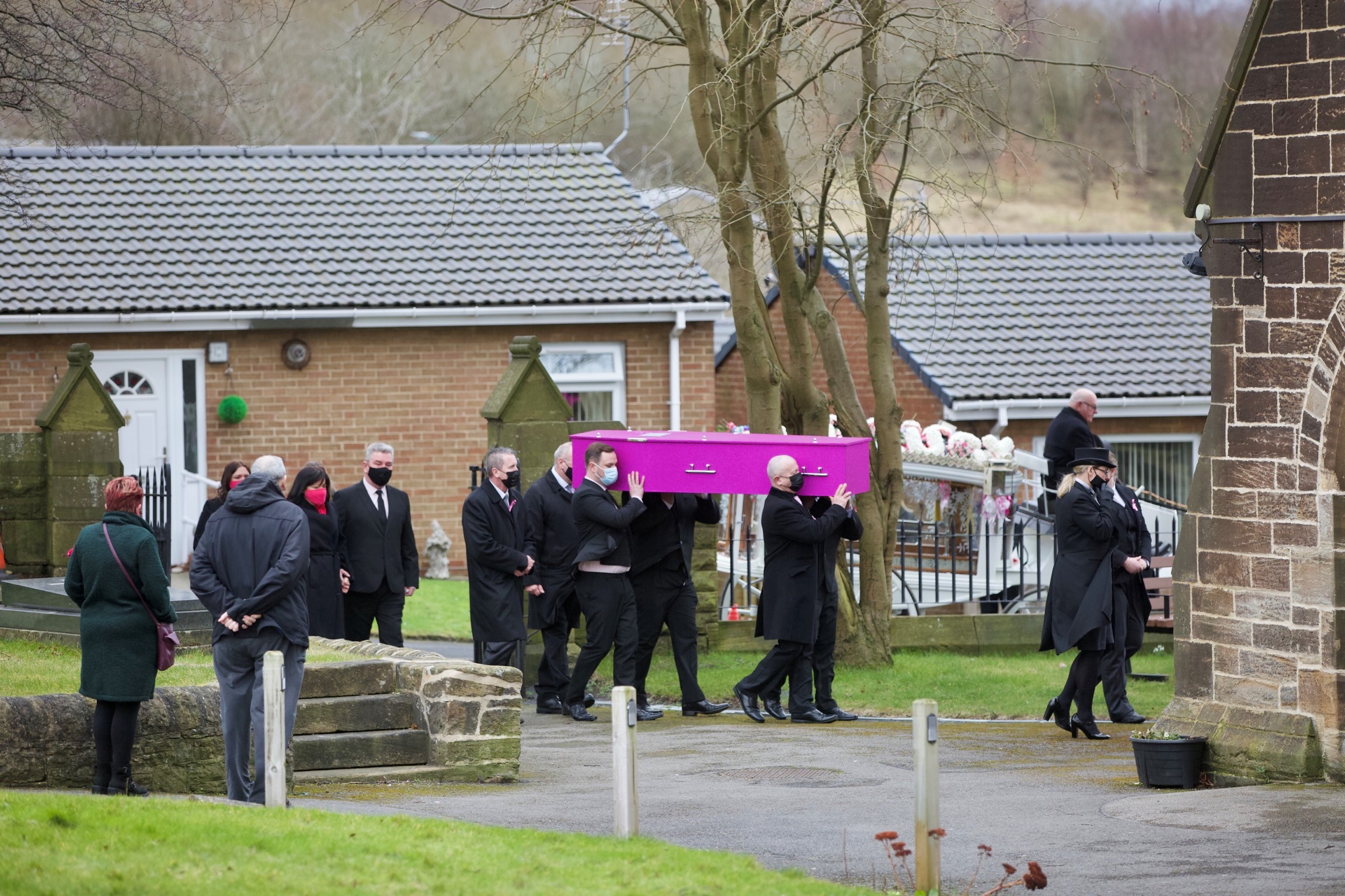 Funeral of Lucy Candlish in Blackhill, Consett 