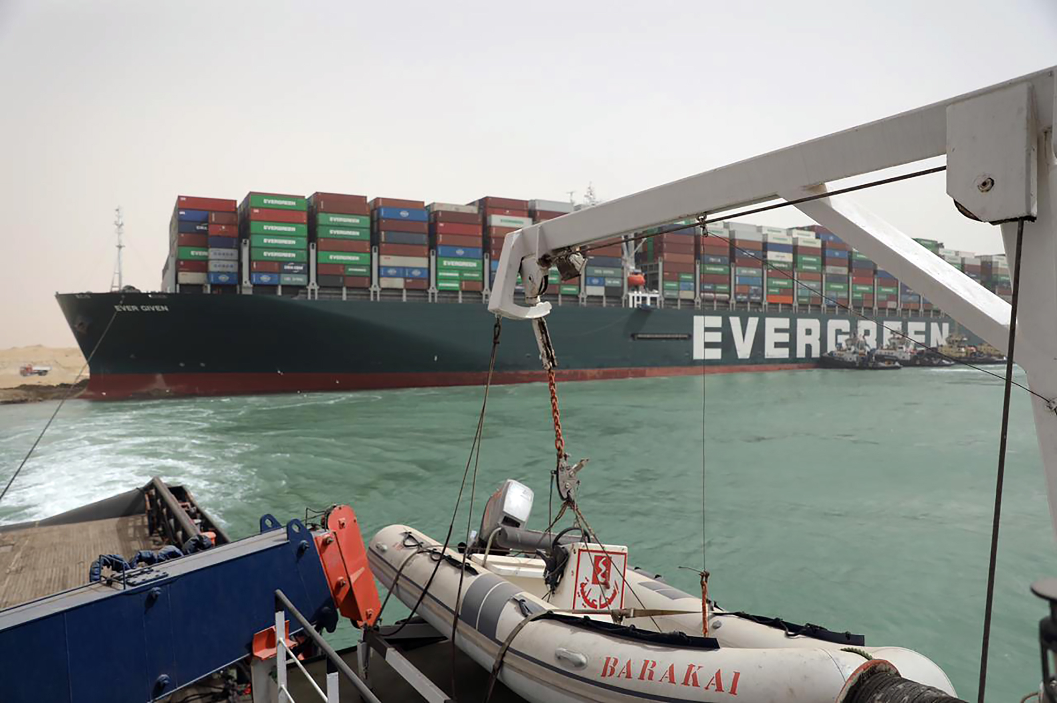 The Ever Given, a Panama-flagged ship that carries cargo between Asia and Europe, ran aground in the narrow canal that runs between Africa and the Sinai Peninsula.