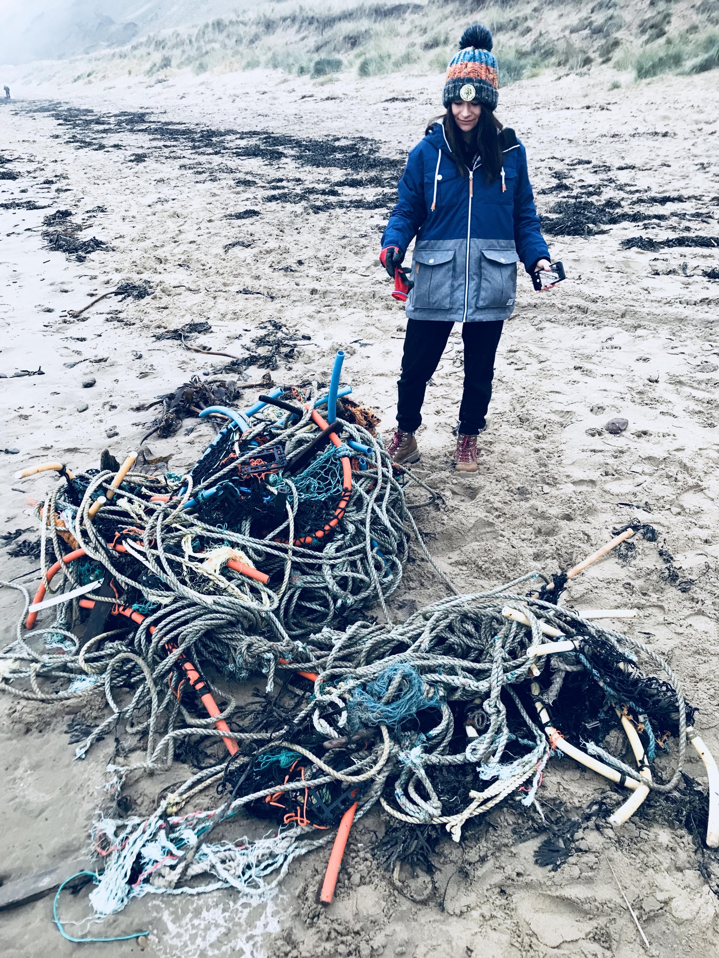 Kirsty Wood, 31, says living by the coast really cements her connection to the environment