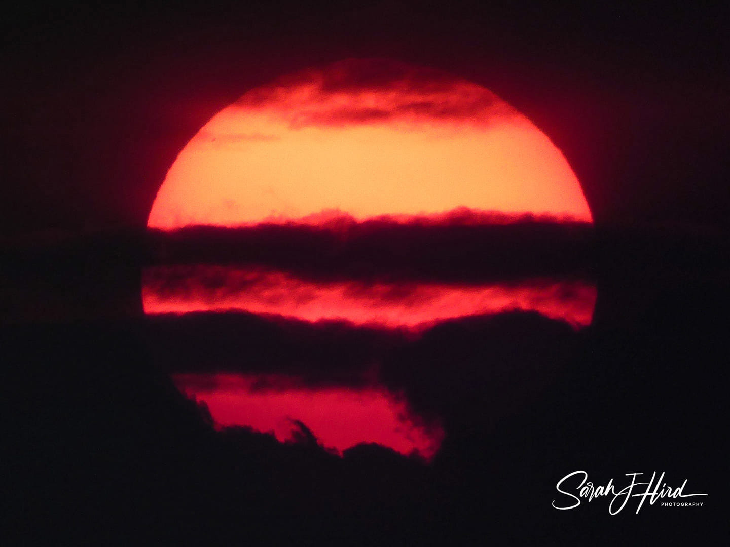 Sunset Picture: SARAH HIRD