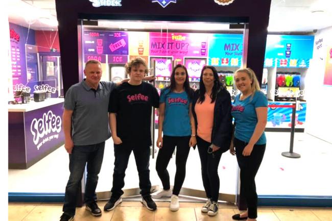 The team outside the new Selfee Store in the Yellow Mall of the Metrocentre Picture: CONTRIBUTOR