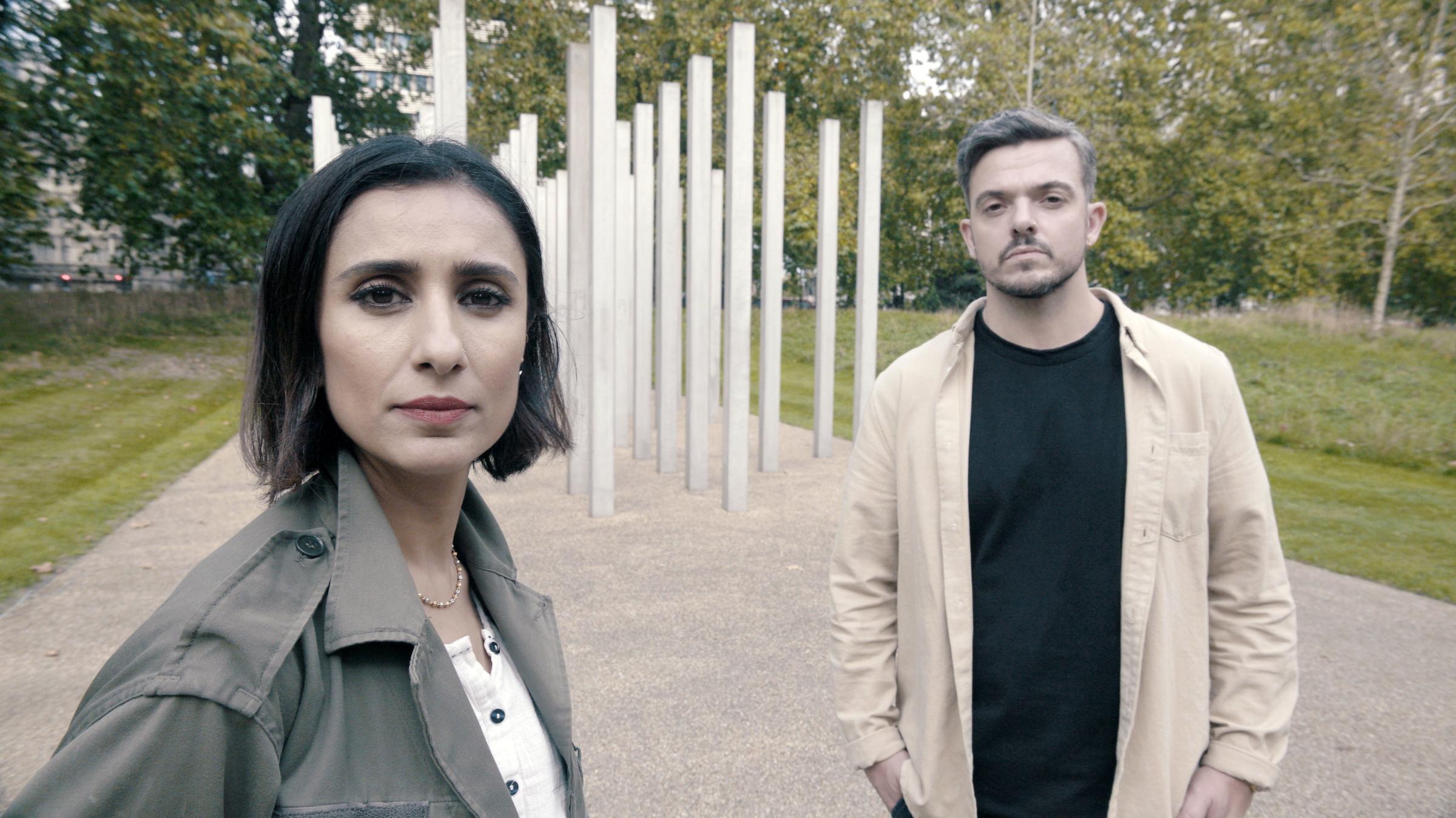 Saved By a Stranger: Anita Rani with Karl, who was a passenger on the first carriage of the Piccadilly Line London Underground train – one of the four targets of the 7/7 bombings – and has been looking for the mystery woman who comforted him