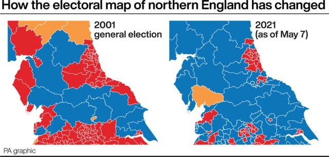 How the political makeup of the north has changed