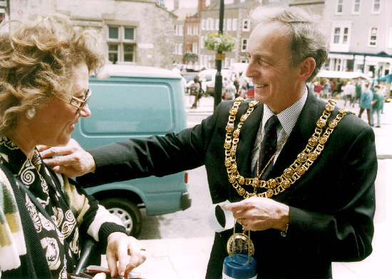 Tony Richmond during his tenure as Darlington town mayor 