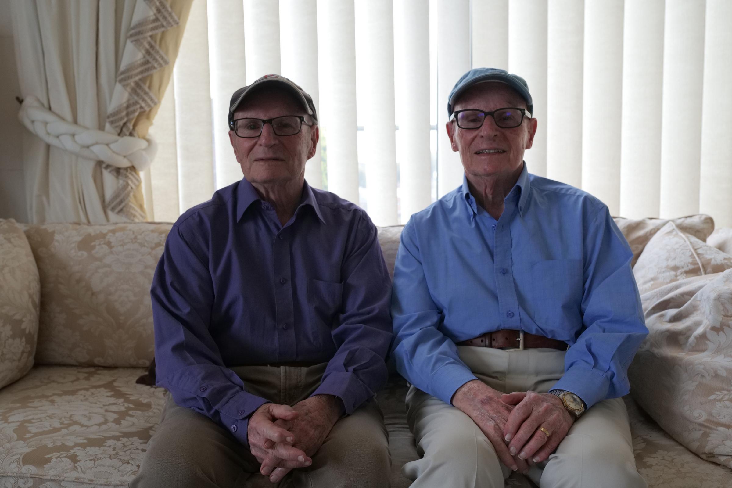 Saved By a Stranger: Identical twin brothers George and Peter