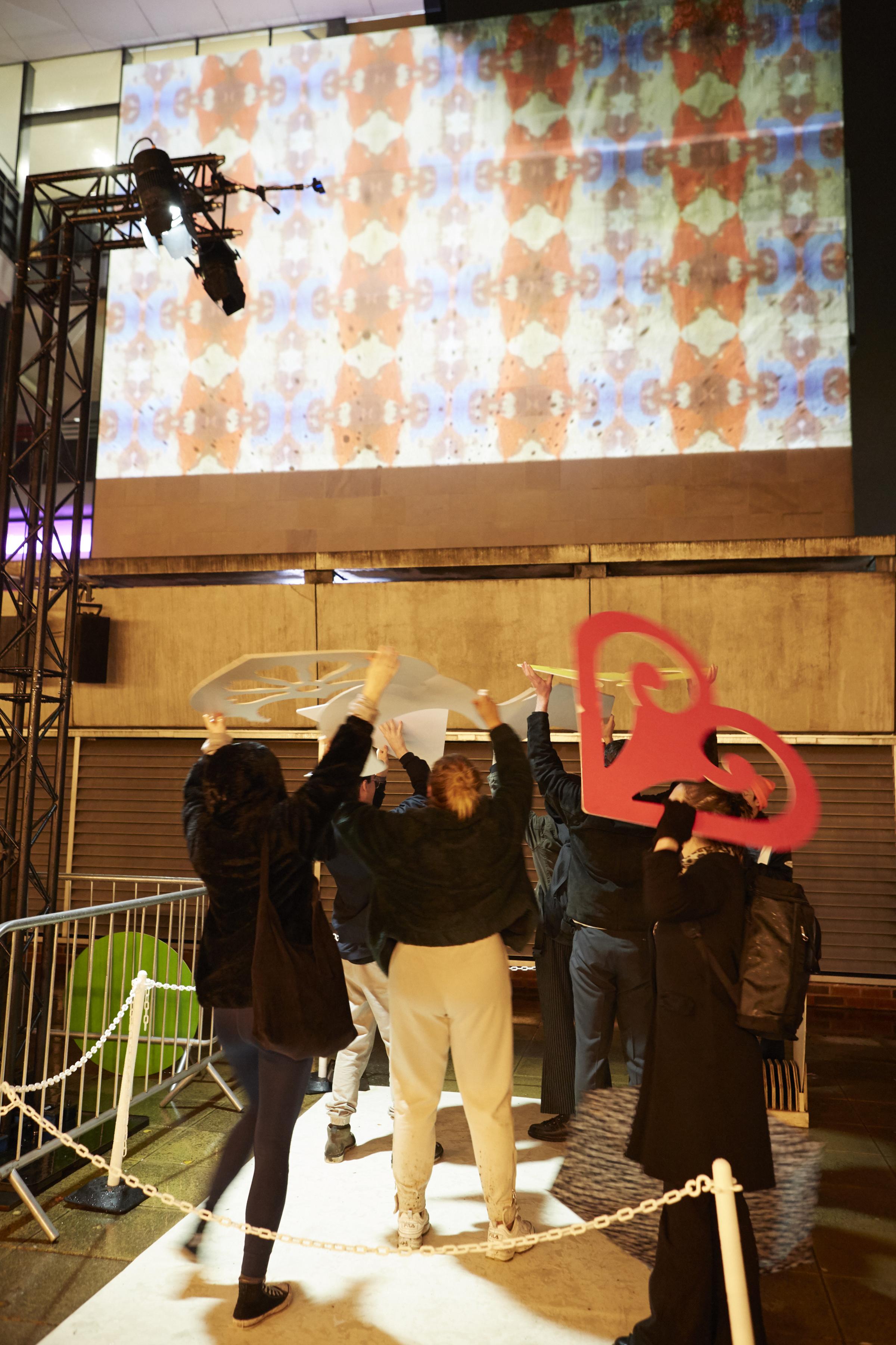 Human Tiles at the Gala Theatre & Cinema by Ocubo and supported by Walkergate and the Embassy of Portugal, Lumiere? Durham 2019 Picture: Matthew Andrews
