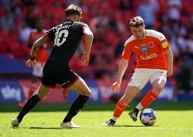 Elliot Embleton helped Blackpool win the play-off final at Wembley at the weekend