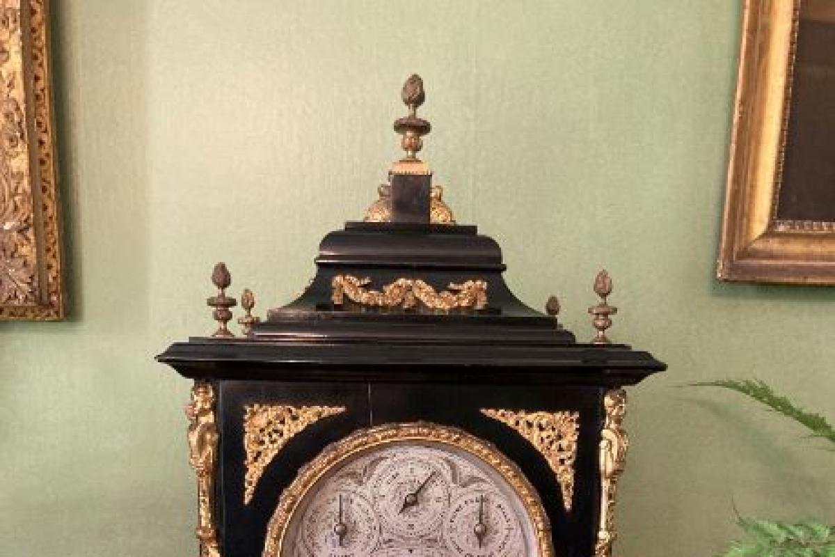 The Kleiser Clock, made in York, given as a 21st birthday gift from Kiplin tenants to the landlord's daughter