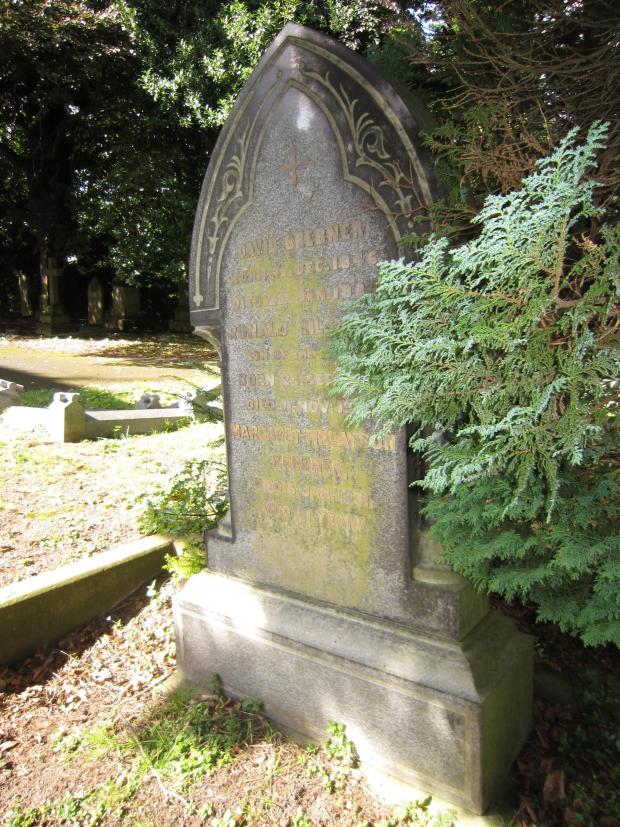 The Northern Echo: The grave of RG Brebner, the gold-medal winning goalkeeper, in West Cemetery, Darlington