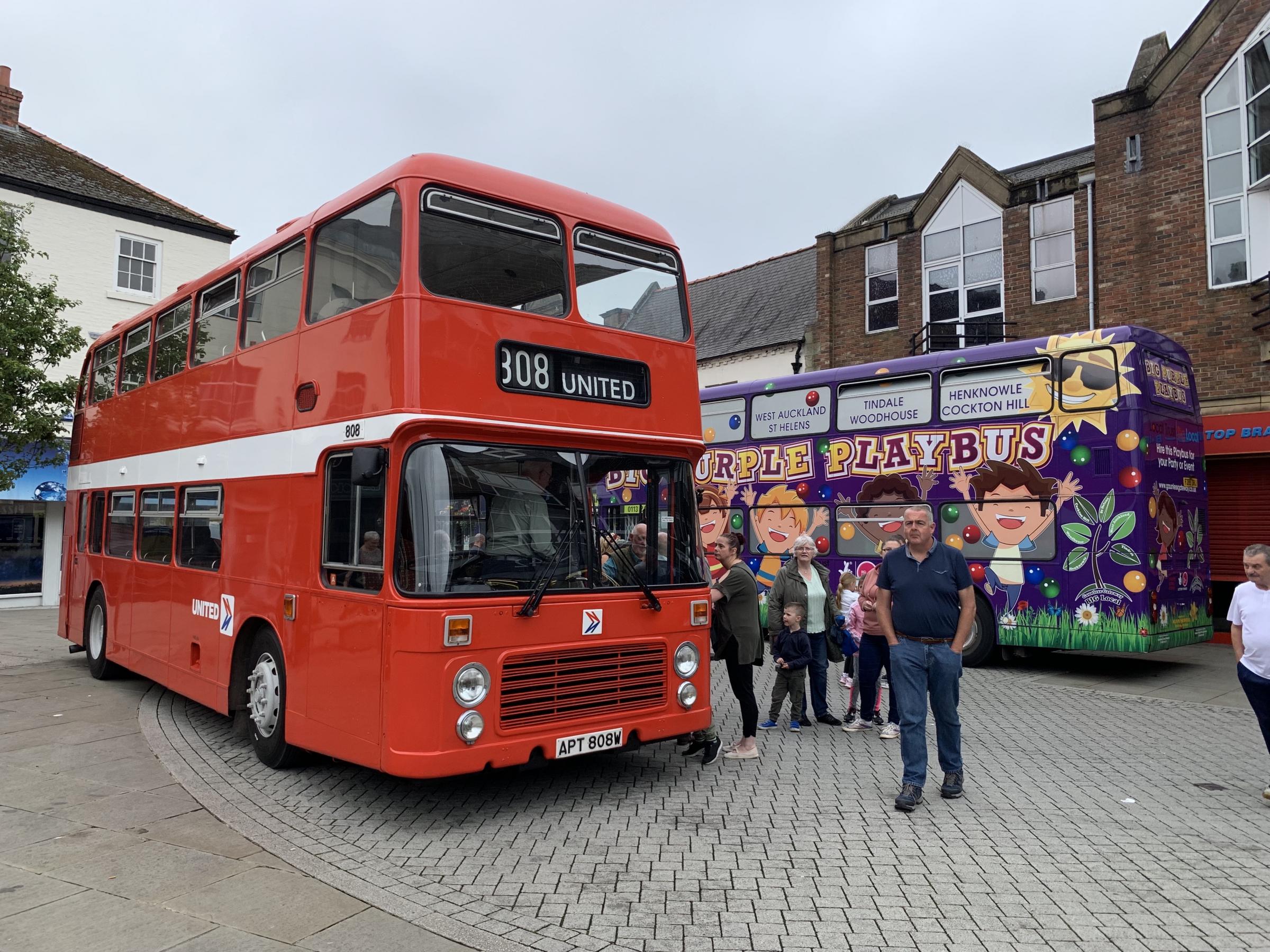 Classic buses will be on display at an event in Bishop Auckland on August 15