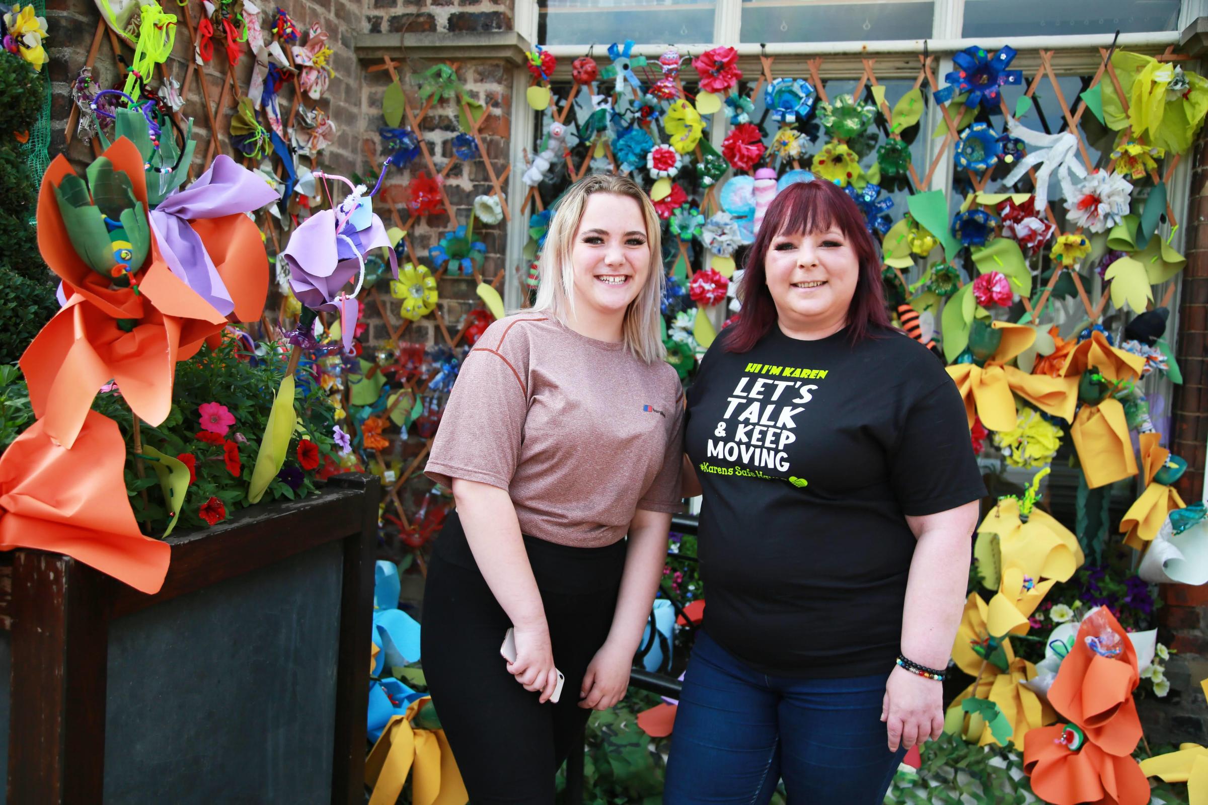 Karen Bentham set up a mental health support group on line called Karens Safe Haven to help people going through difficulties Picture: SARAH CALDECOTT
