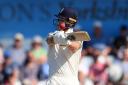 England's Ben Stokes is hit on the helmet during day four of the third Ashes Test match at Headingley. Picture: Mike Egerton/PA Wire