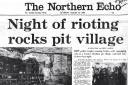 The Northern Echo report from Saturday, August 25, 1984