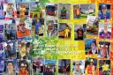Montage of Go North East drivers in colourful outfits on duty over the Easter weekend