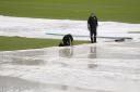 Similar to the scenes which saw the Roses match at Headingley abandoned, ground staff attend to the covers over the field during day five of the third Test match at the Ageas Bowl, Southampton