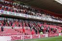 Fans were at Middlesbrough's Riverside Stadium on Saturday - but the Government has halted plans for a wider return