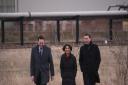 Mayor Houchen with Pratima Rangarajan, OGCI and Andy Lane, Net Zero Teesside
