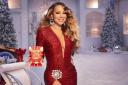 Mariah Carey as she stars in this year's Christmas advert for the crisp brand which is set to launch in November. Credit: PA