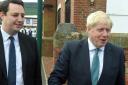 Tees Valley mayor Ben Houchen (left) and Prime Minister Boris Johnson. Picture: DOUG MOODY