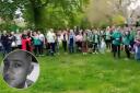 More than 50 people attended last year's walk in Darlington. Pictured (inset) is organiser James Harker