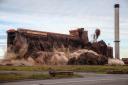 The Sinter Plant was demolished on Thursday night Picture: TEES VALLEY COMBINED AUTHORITY