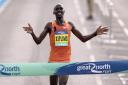 Jacob Kiplimo crosses the finish line to win the Great North Run (Picture: Richard Sellers/PA Wire)