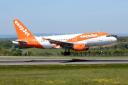 An Easy Jet flight landing into Newcastle suffered a bird strike on approach on Friday (May 26). File photo: An Easy Jet plane.