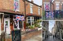 Union jacks on houses in Darlington and County Durham for the Coronation