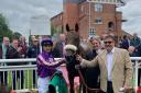 Alethiometer with owner Dave Stone after winning at Thirsk