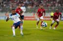 Callum Wilson scores from the penalty spot during England's 4-0 win in Malta