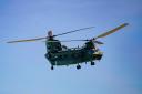 A chinook helicopter was involved in a near miss incident when coming in to land in Harrogate.