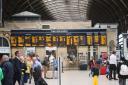 York railway station as passengers are reminded about a new rail timetable coming into effect on Sunday