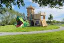 Development work has begun on Romano Park in Ingleby Barwick which will see repairs and upgrades to the existing play area Credit: SBC