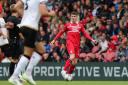 Darragh Lenihan tries to pick out a pass during Middlesbrough's defeat to Millwall