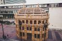 Anyone who was in Newcastle over the weekend might have been a bit intrigued to see a carboard box tower - but they might also have realised it wasn't there for long