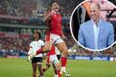 The Prince of Wales was in Bordeaux to watch Wales beat Fiji 32-26 on Sunday (September 10).