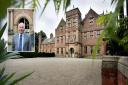 Michael Lonsdale, inset, has retraced his family tree, linking back to the origins of Kiplin Hall and Yorkshire Baron George Calvert