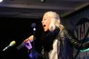 Amelia Lily performs on stage at Newton Aycliffe Town Centre