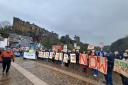 County Durham Palestinian Solidarity Campaign holds march in Durham City calling for a ceasefire