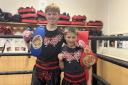 Jake Kingshott and Huey Lee train with North East Kickboxing Academy