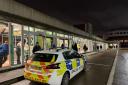 Police at Middlesbrough bus station