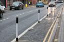 The cycle lanes on Linthorpe Road in Middlesbrough