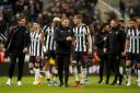 Newcastle United head coach Eddie Howe and in-form winger Anthony Gordon