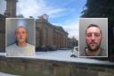 Lee Willis, inset left, and Andrew Kitson, both jailed in December among recent cases at Durham Crown Court