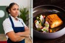 Samira Effa, who is the head chef at Grantley Hall's EightyEight restaurant near Ripon