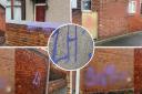 Police and community wardens for the council are looking into the incidents, which saw streets in Chester Le Street have lettering and symbols drawn on by vandals